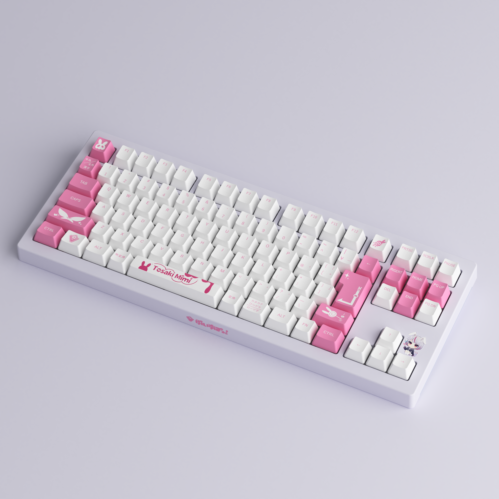 VSPO! GEAR ゲーミングキーボード／兎咲ミミEdition ぶいすぽっ！VSPO 