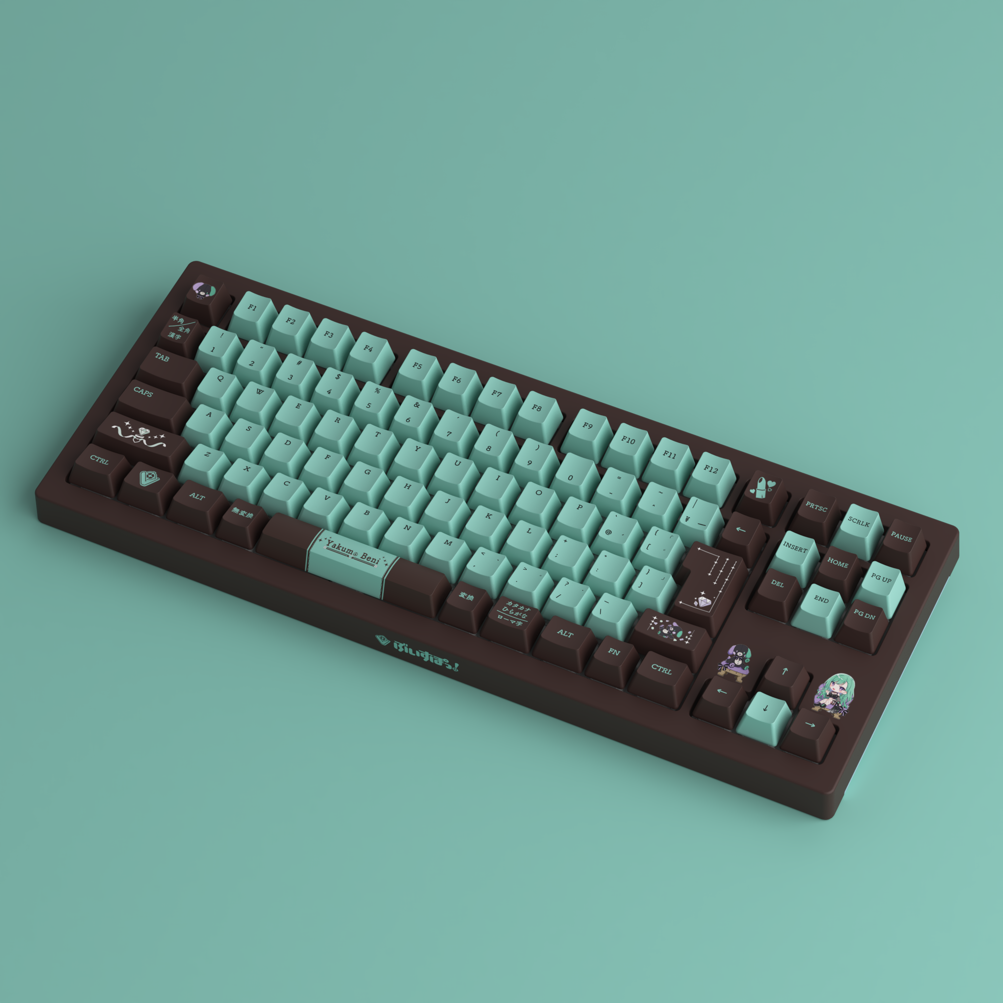 VSPO! GEAR ゲーミングキーボード 八雲べにEdition ぶいすぽっ！ VSPOGEAR 八雲べに EDITION ゲーミングキーボード : ぶ