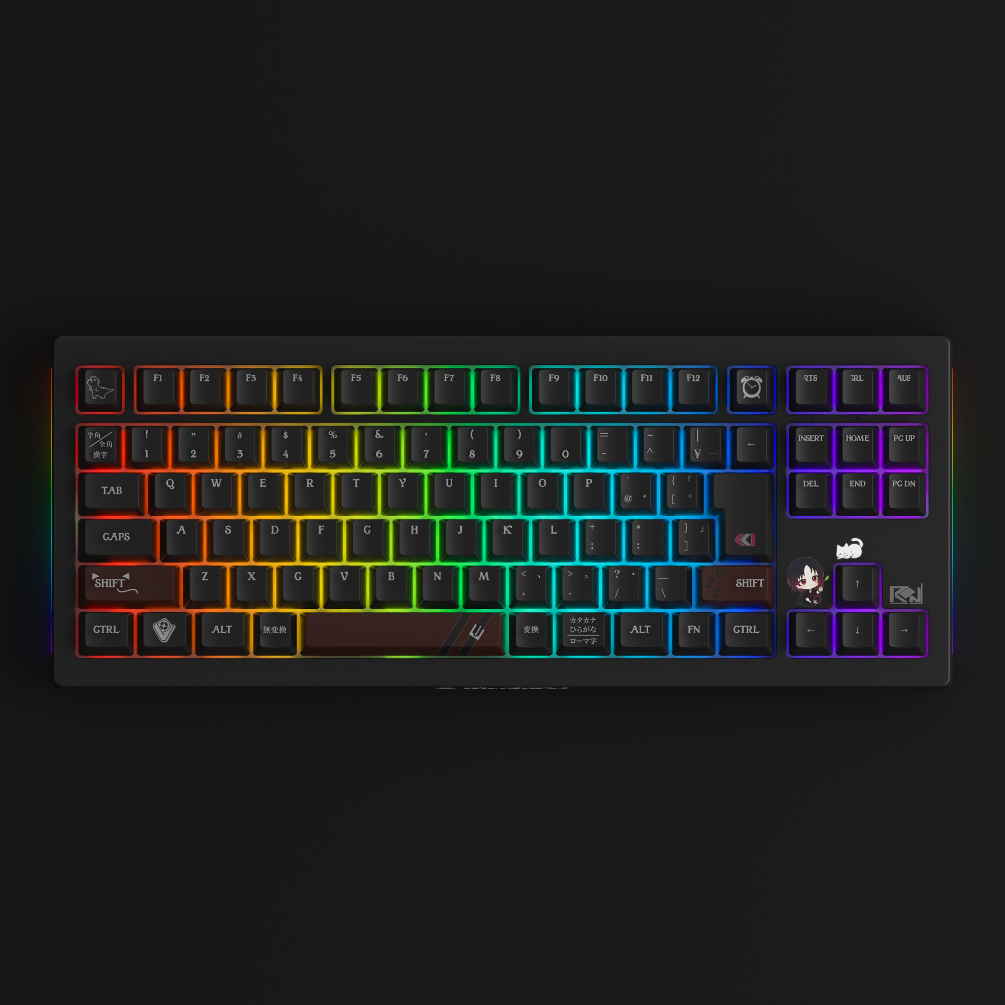 ぶいすぽキーボード 如月れん ぶいすぽっ！ VSPOLGEAR Gaming Keyboard 如月れん 如月れん - VSPO! GEAR