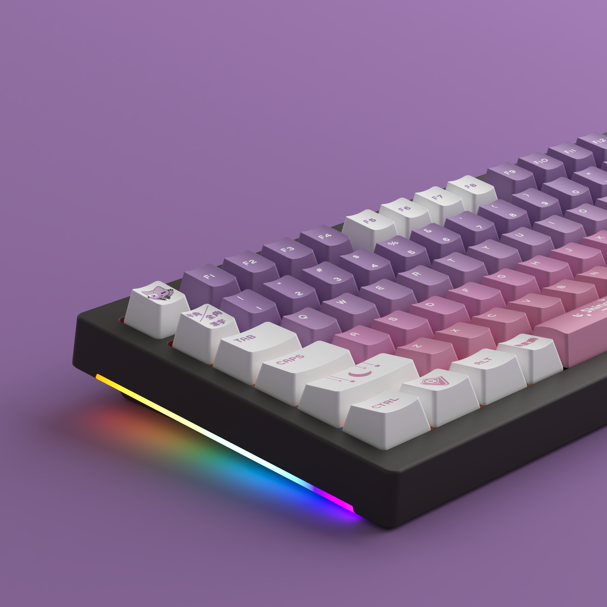 VSPO! GEAR ゲーミングキーボード紫宮るなEdition Vspo ! 紫宮るな EDITION ゲーミングキーボード 紫宮るな - VSPO! GEAR