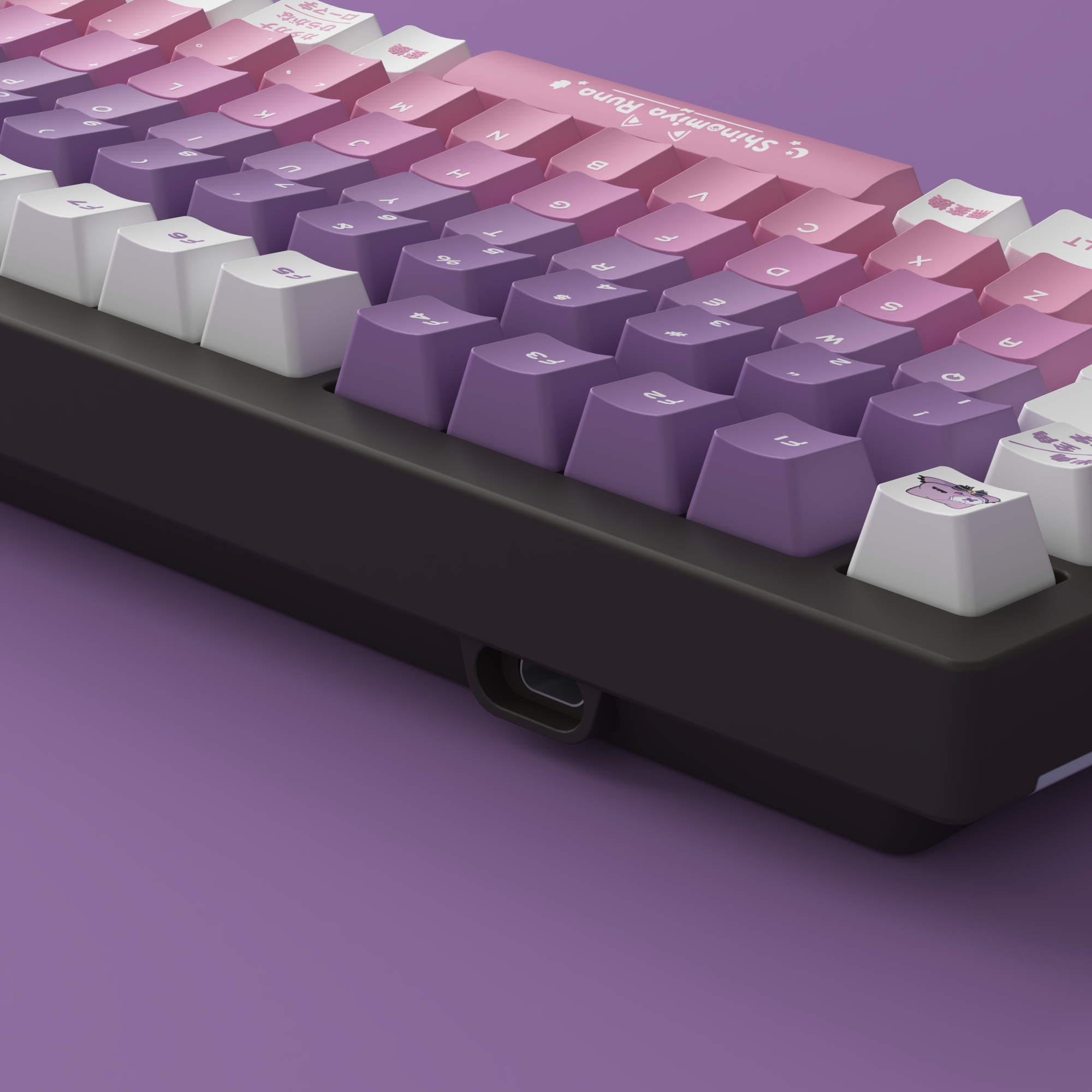 Amazon.co.jp: VSPO! GEAR ゲーミングキーボード 第2弾 紫宮るな  